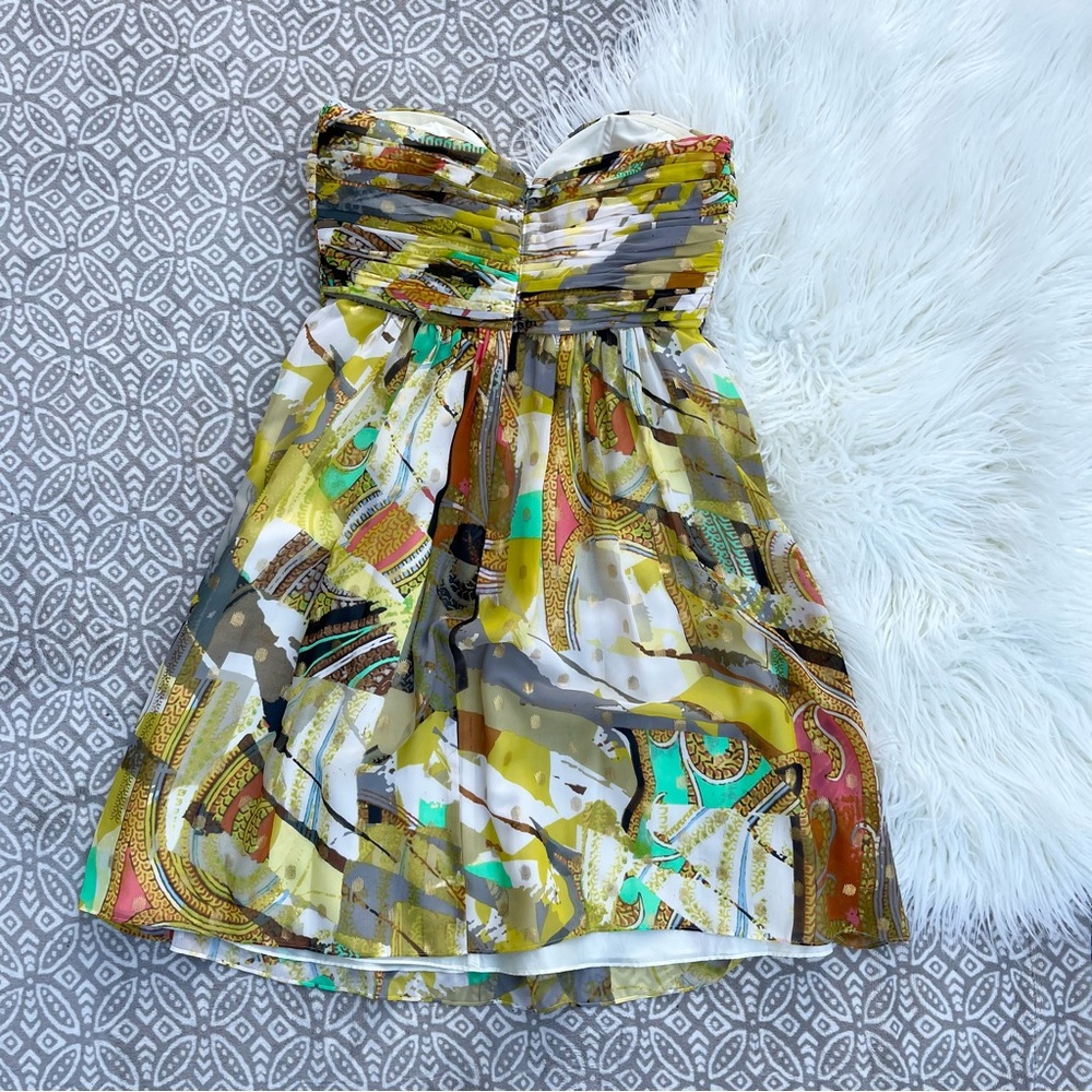 Calvin Klein Strapless Multicolor Pattern Babydol… - image 4